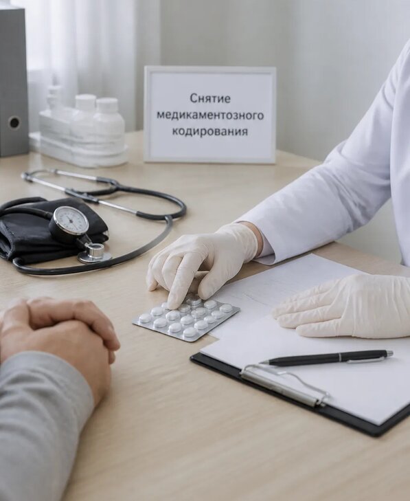 Снятие медикаментозного кодирования в Новоуральске от 5104 р. | Медзона
